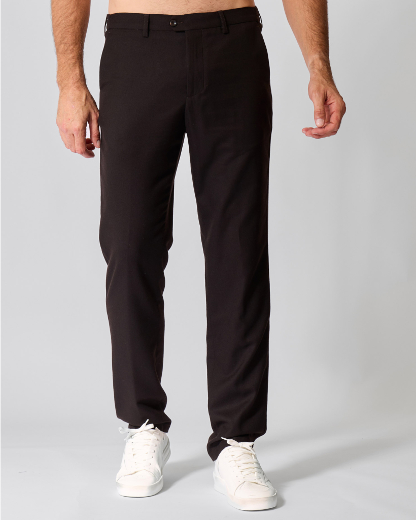 Vento Pantalon Donker Bruin