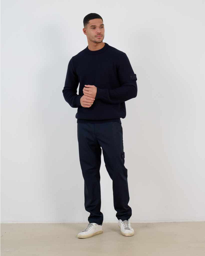 5100032 Ghost Crewneck Pullover Navy Blue