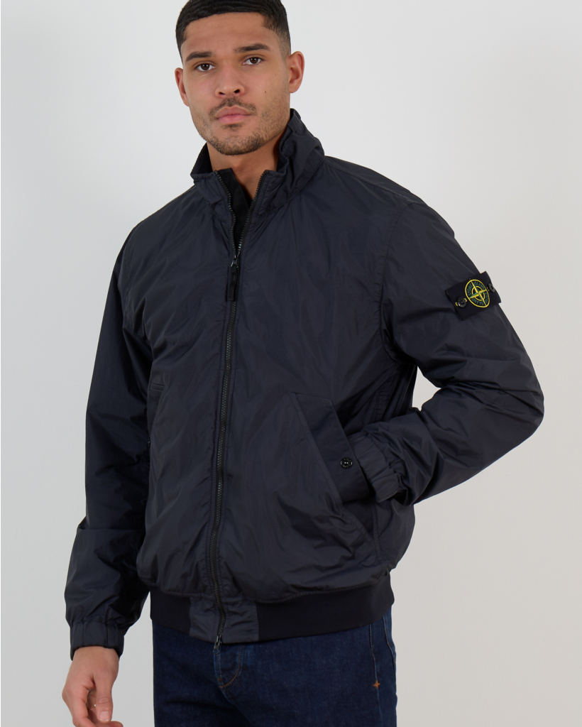4100111 Crinkle Jacket Navy Blue
