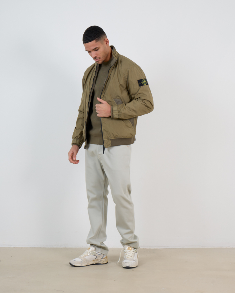 4100111 Crinkle Jacket Military Green