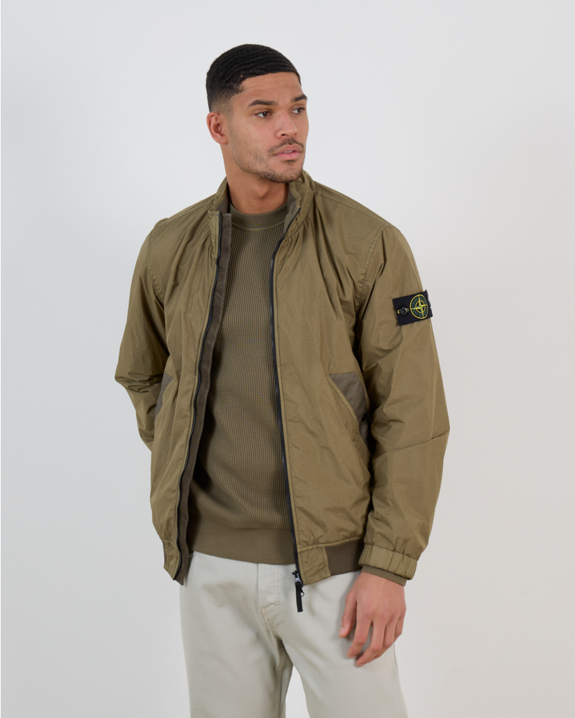 4100111 Crinkle Jacket Military Green