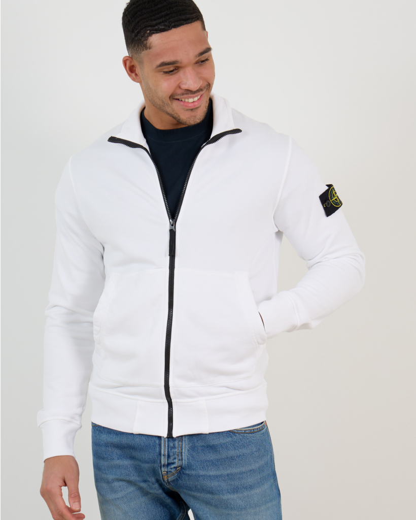 6100063 Zip-up Sweatshirt White