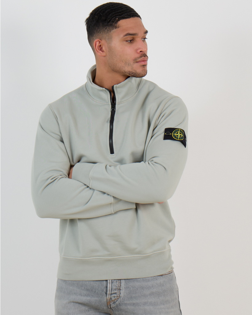 Half-Zip Sweater Sage Green