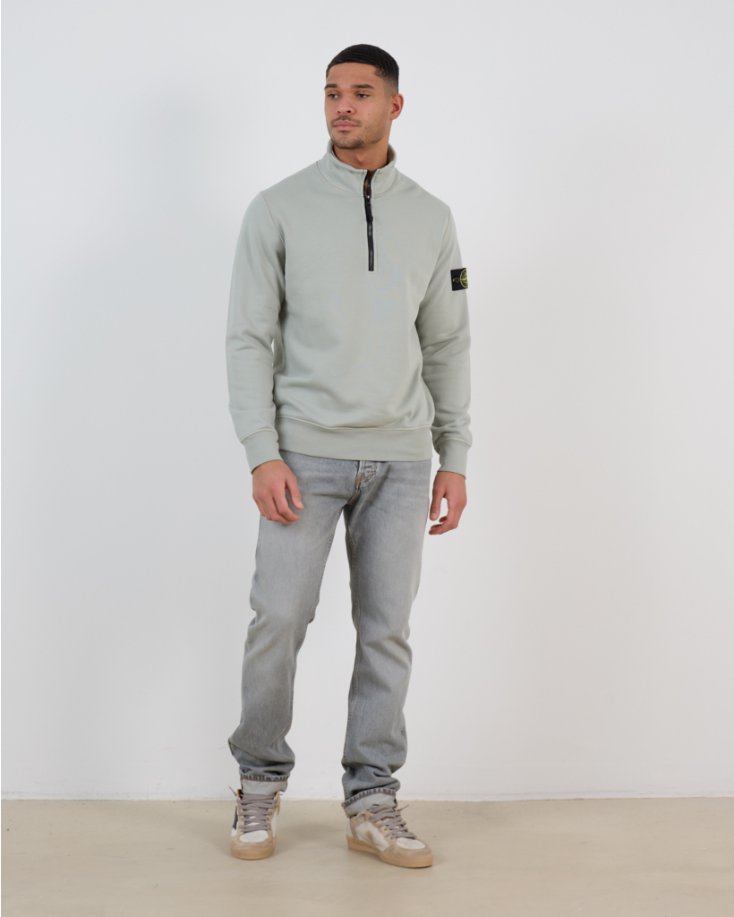 Half-Zip Sweater Sage Green