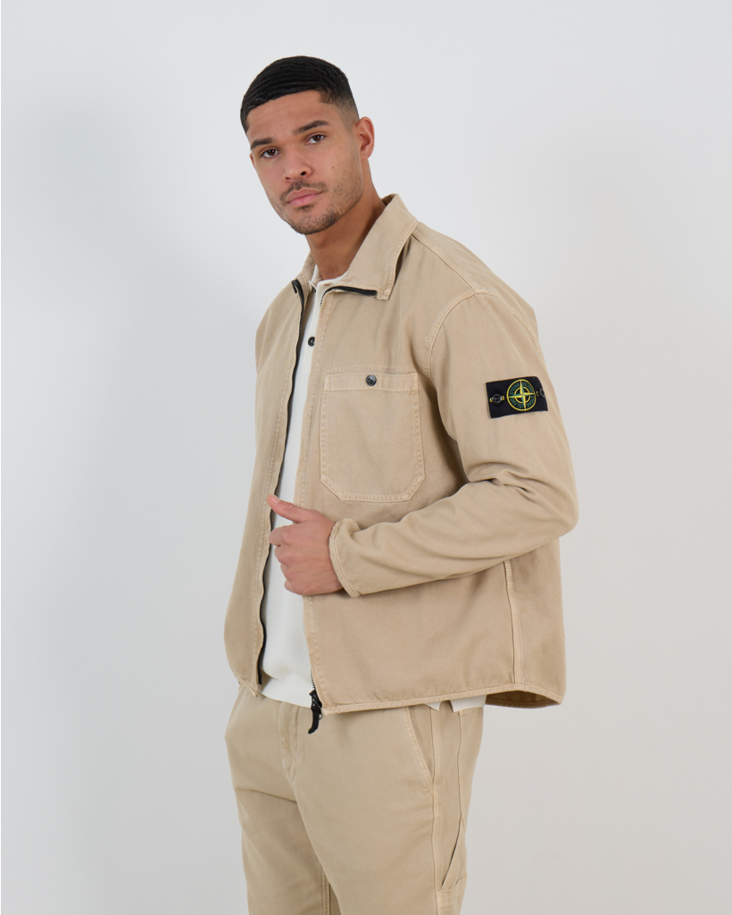 1200014 Zip-Up Overshirt Desert