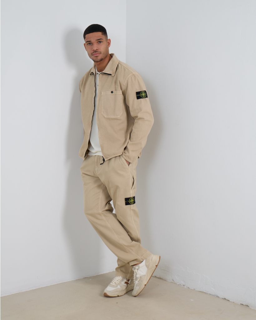 1200014 Zip-Up Overshirt Desert