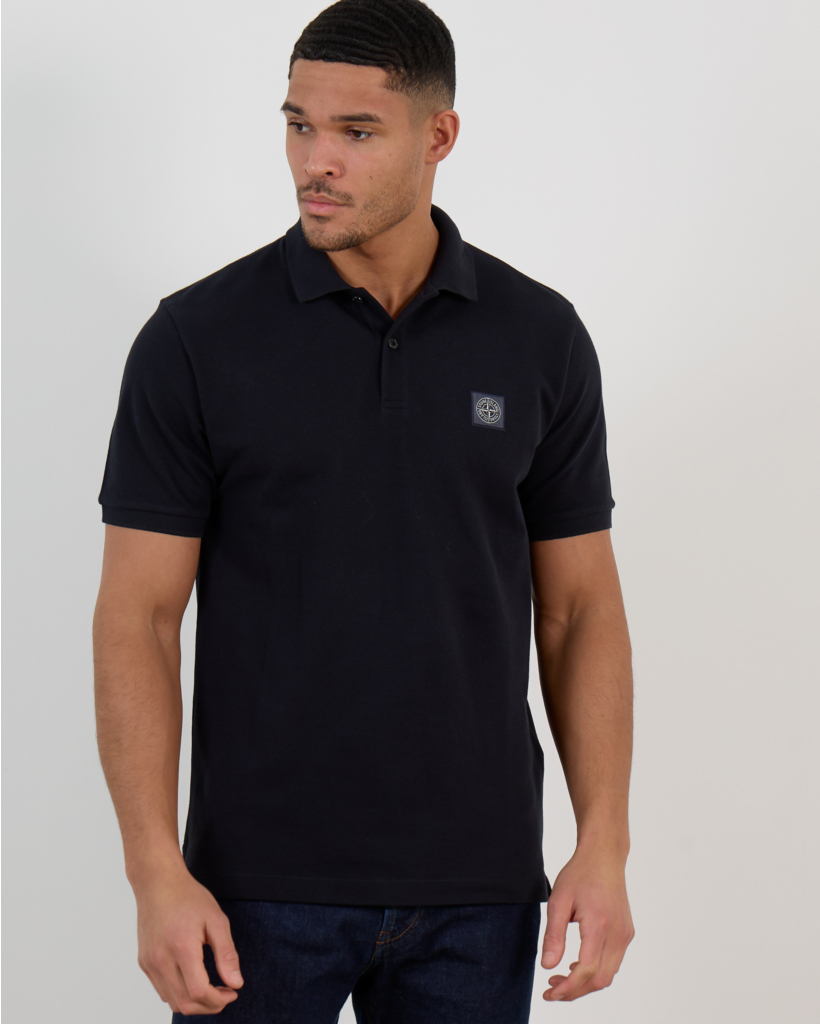 2200011 Polo Korte Mouw Navy Blauw