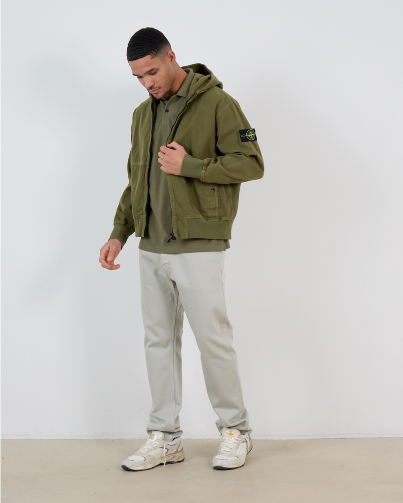 2200011 Polo Korte Mouw Military Green