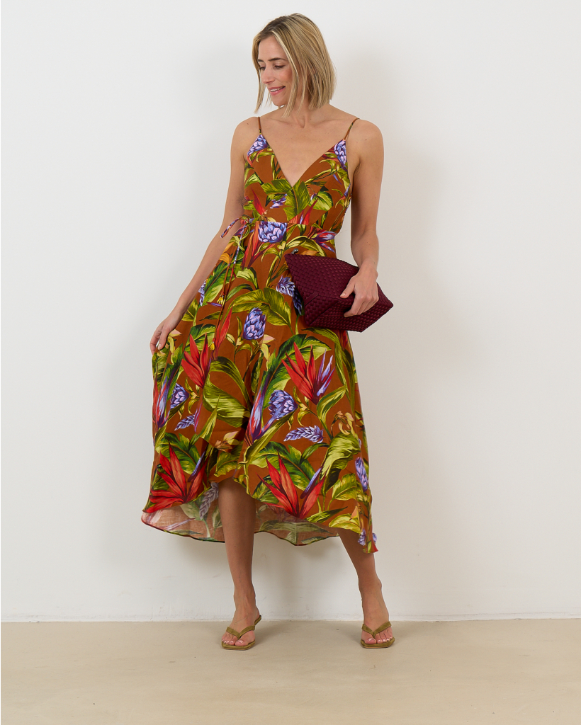 Florart Jurk Bruin