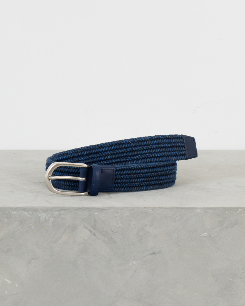 Gevlochten Riem Navy