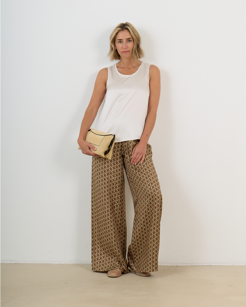 Penelope Slouch Bag Beige Suede 