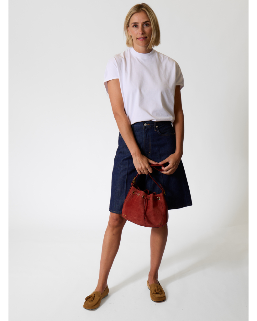 Souline T-shirt met Mouwdetail Wit