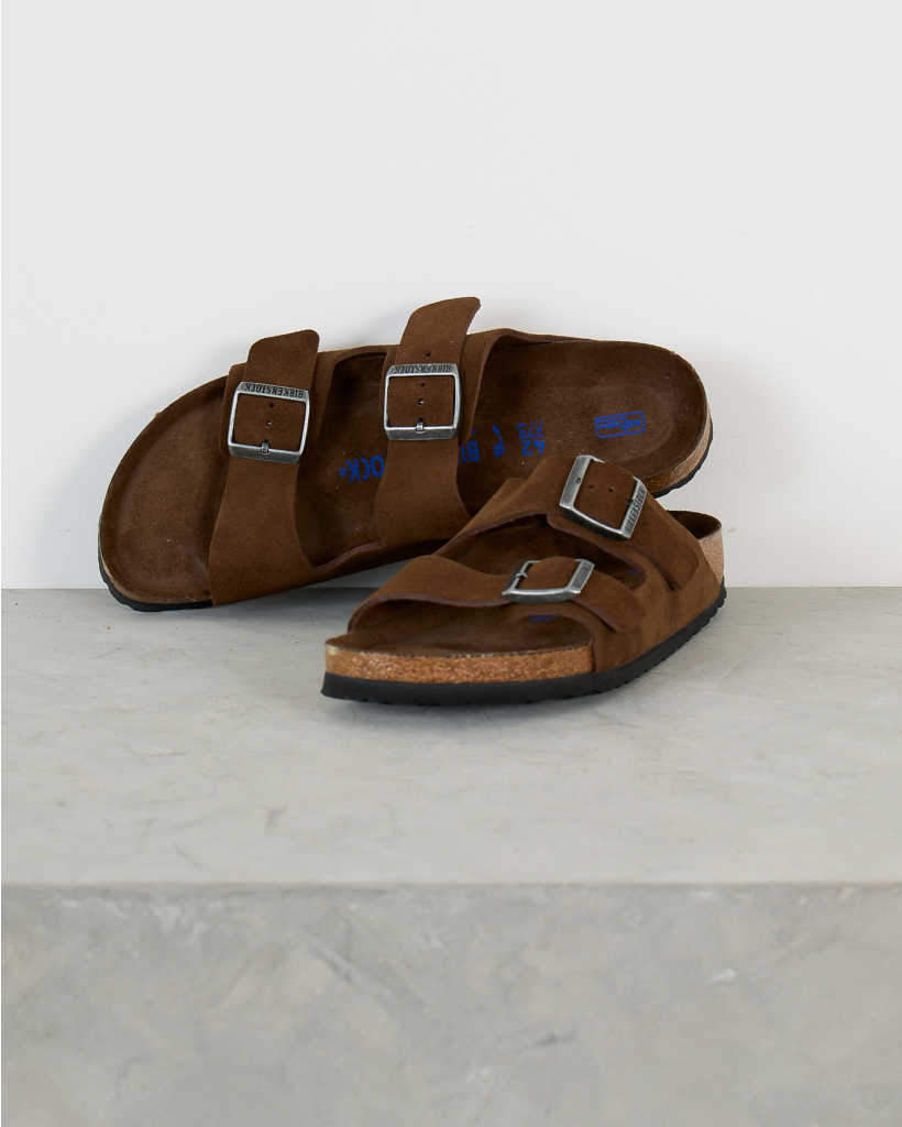 Arizona Soft Bed Sandalen Suede Carafe Tonal
