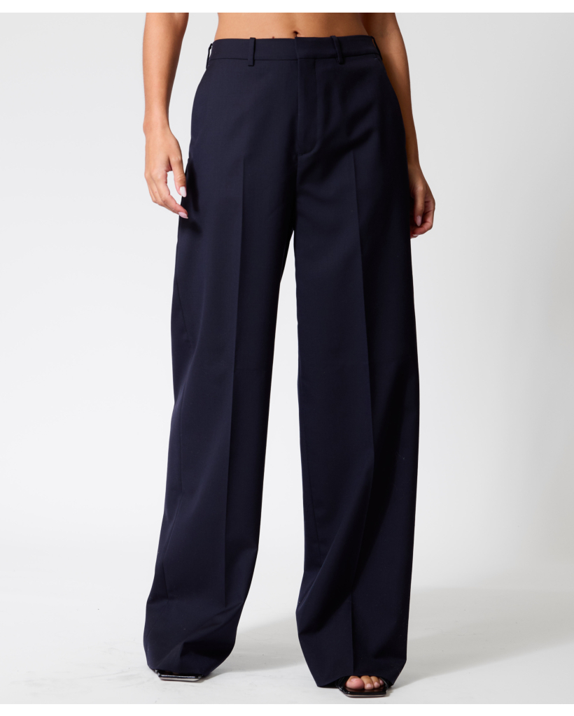 Wide leg Pantalon Dark Navy