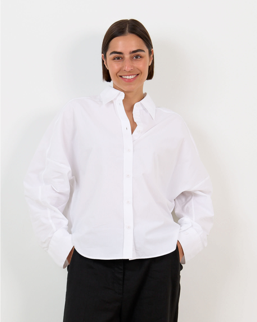 Blouse Lange Mouw Wit