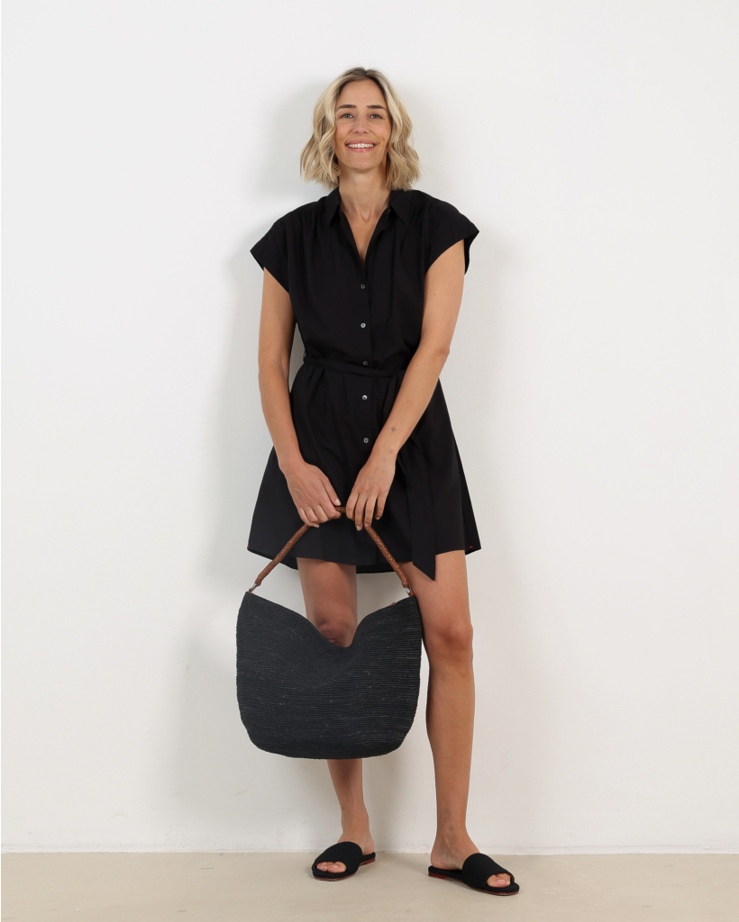 Eliza Lightweight Korte Jurk met Ceintuur