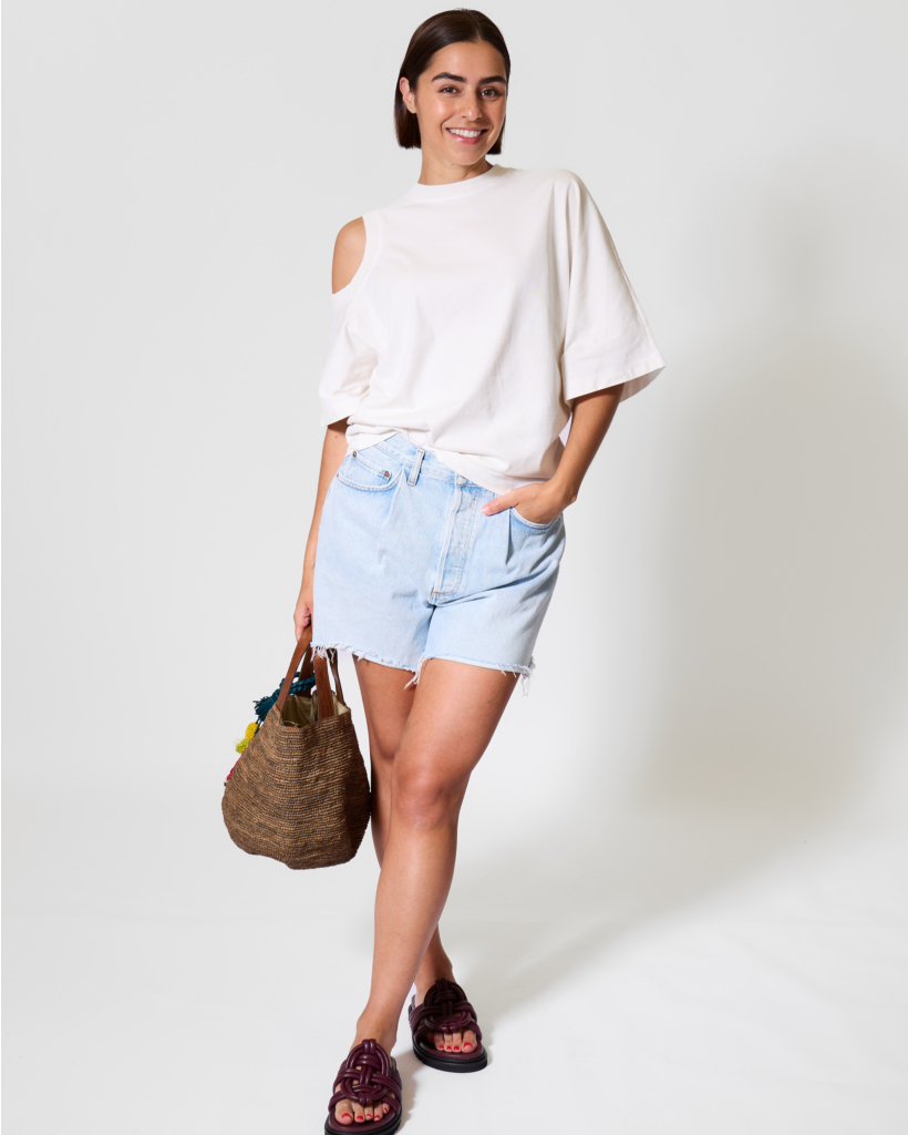 Rhoda Pleated A-line Short Raft