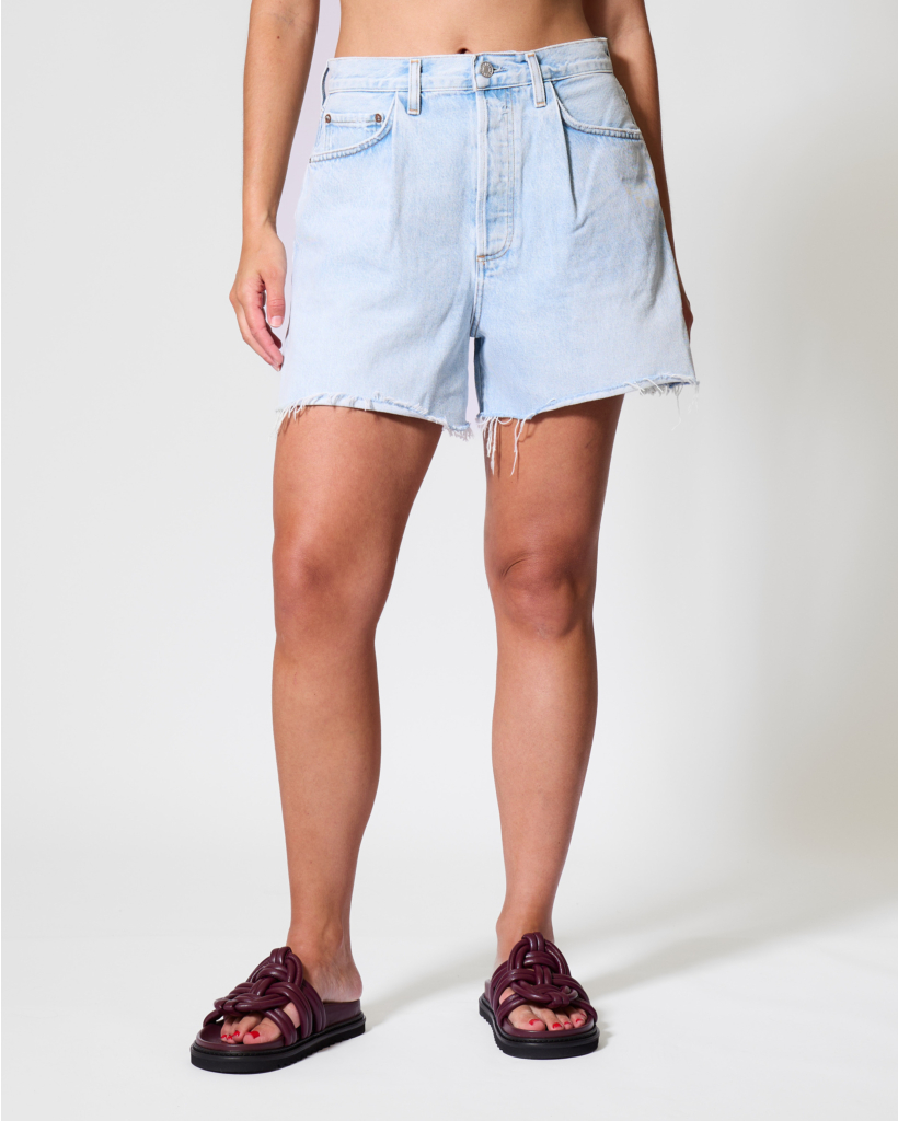 Rhoda Pleated A-line Short Raft