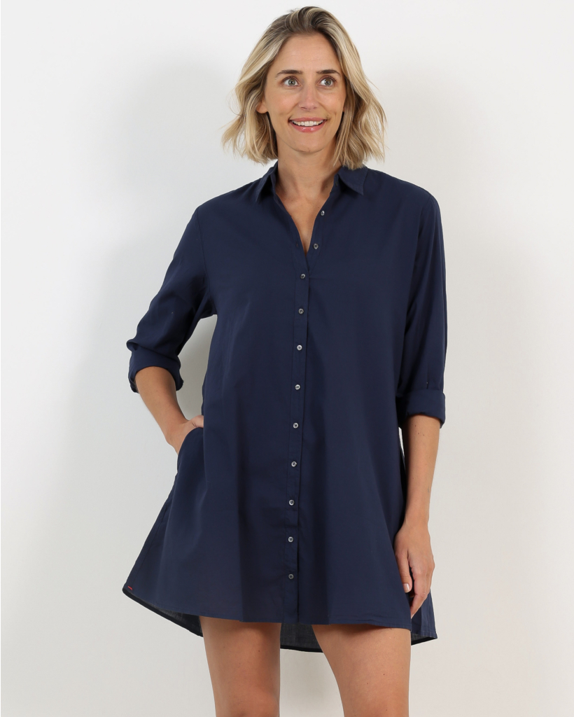 Bobby Mini Blousejurk Navy