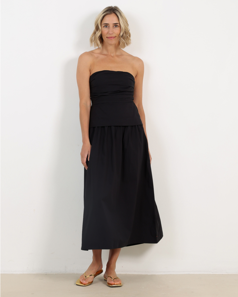 Ciara Bandeau Jurk Zwart