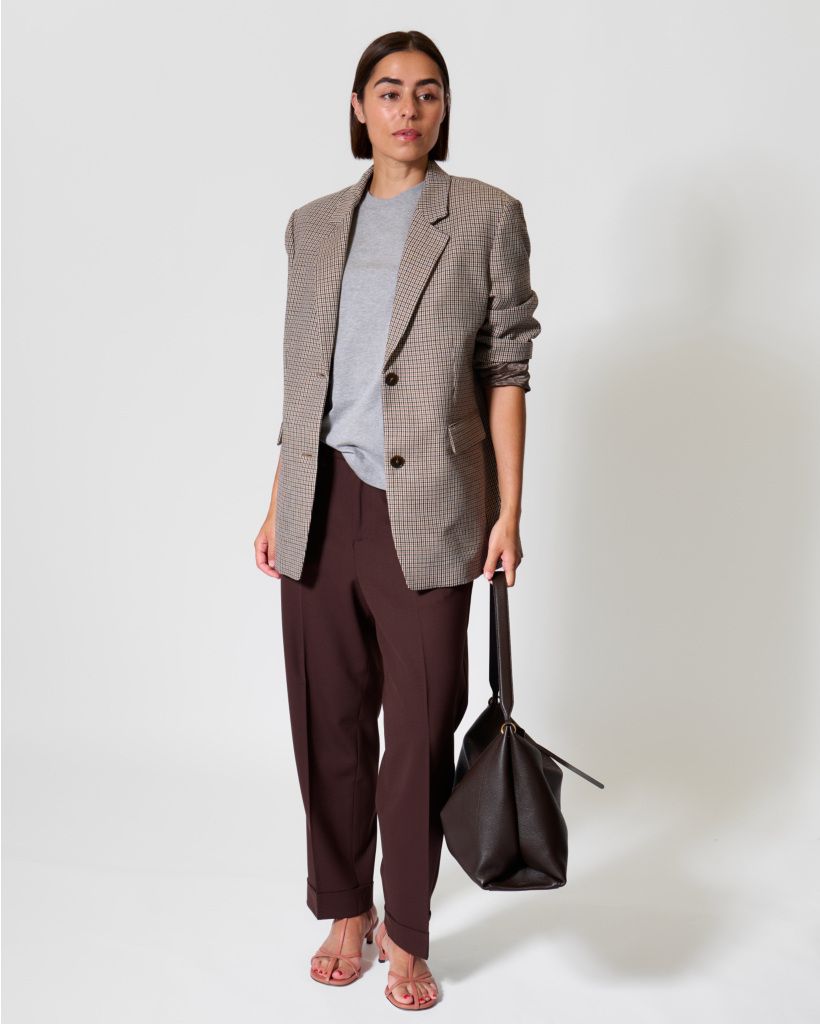 Souki Wolmix Pantalon Mahogany Brown