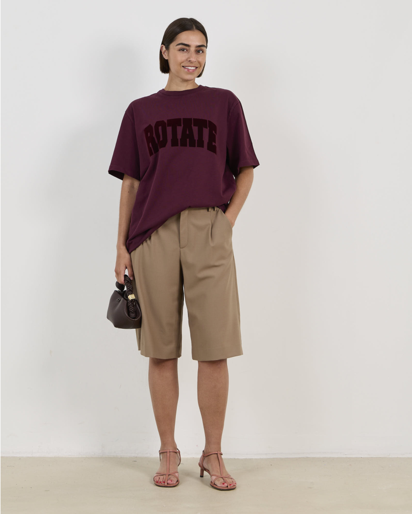 Jersey Oversized T-Shirt met Print Winetasting