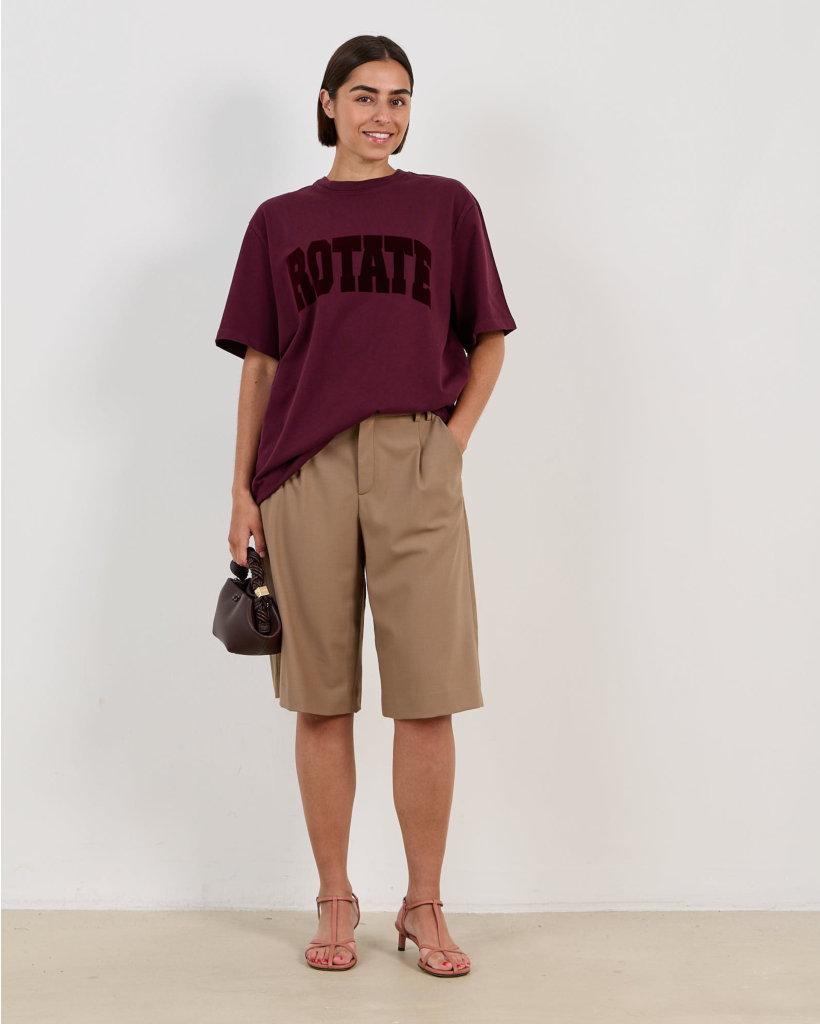Jersey Oversized T-Shirt met Print Winetasting