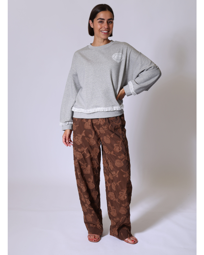 Sweatshirt met Kanten Details Paloma