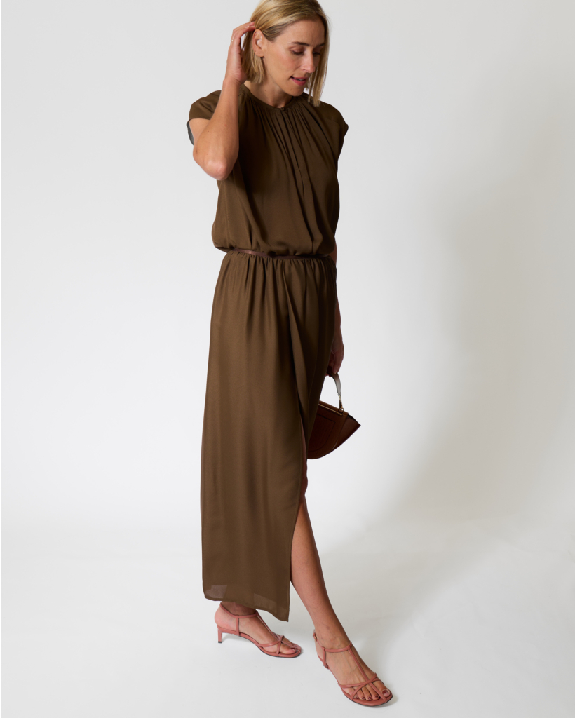 Zijdemix Mouwloze Blouse Oud