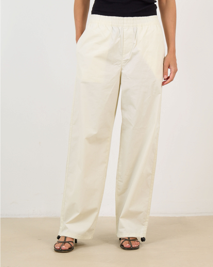 Nazan Biologisch Katoenen Pantalon Off White