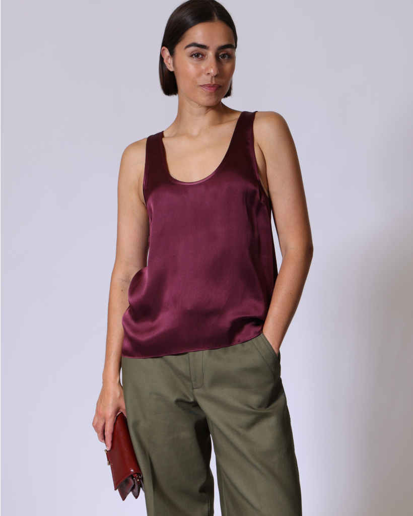 Satijnmix Top Fig