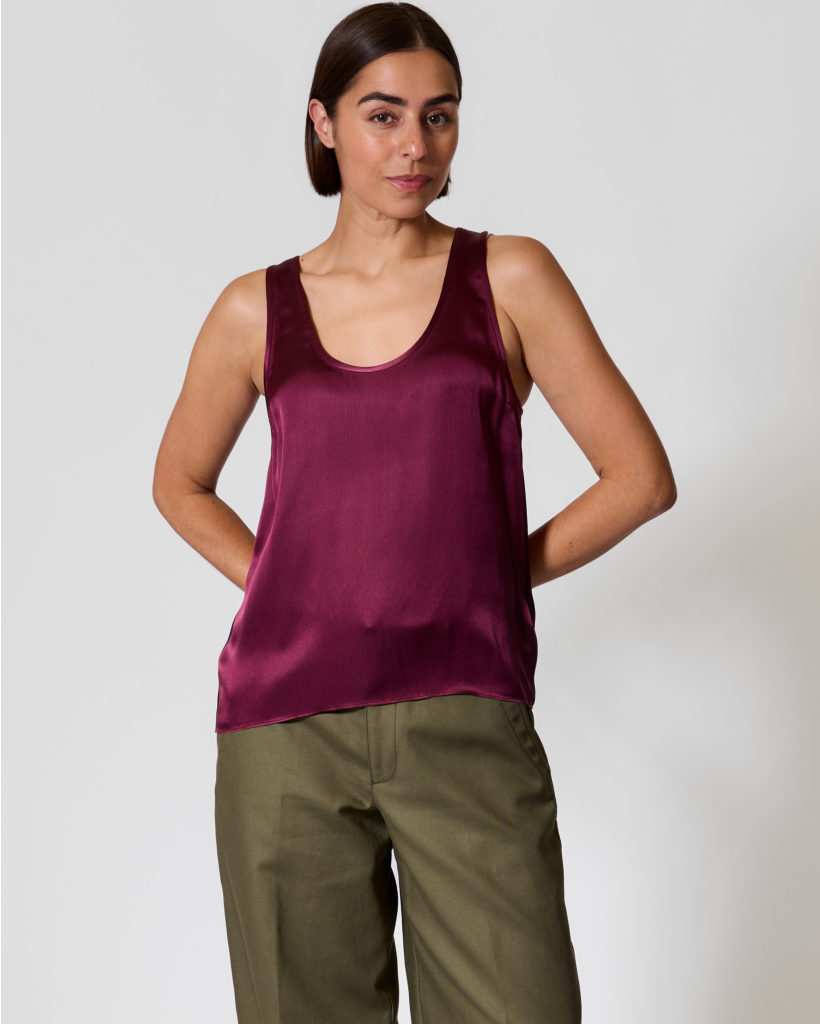 Satijnmix Top Fig