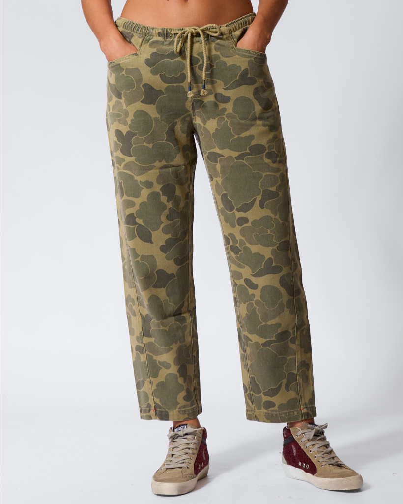 Pull on Cargo Camo Green