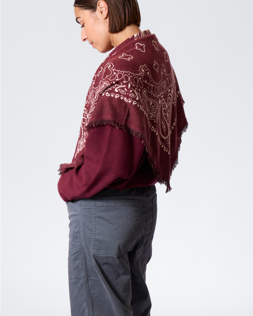 Hachiko Large Bandana Bordeaux