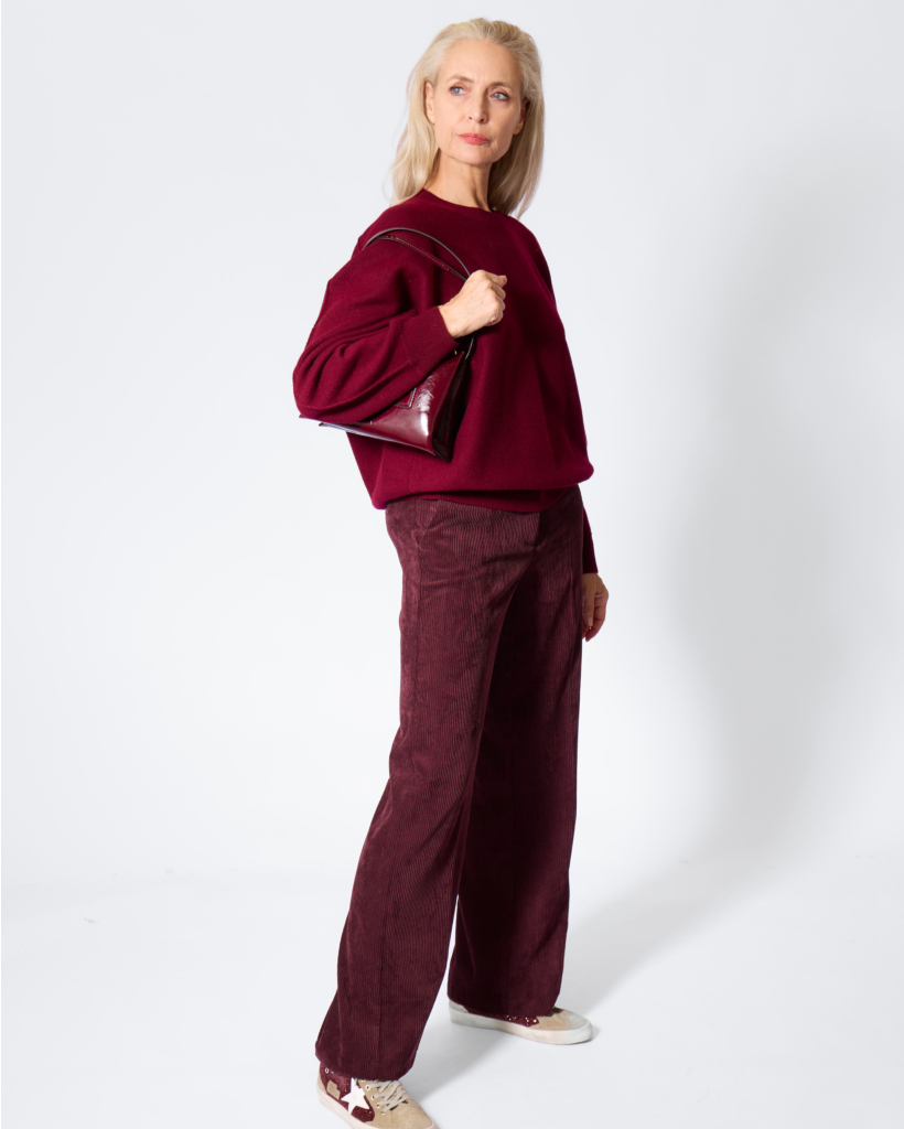 Haily Cashmere Pullover Deep Plum