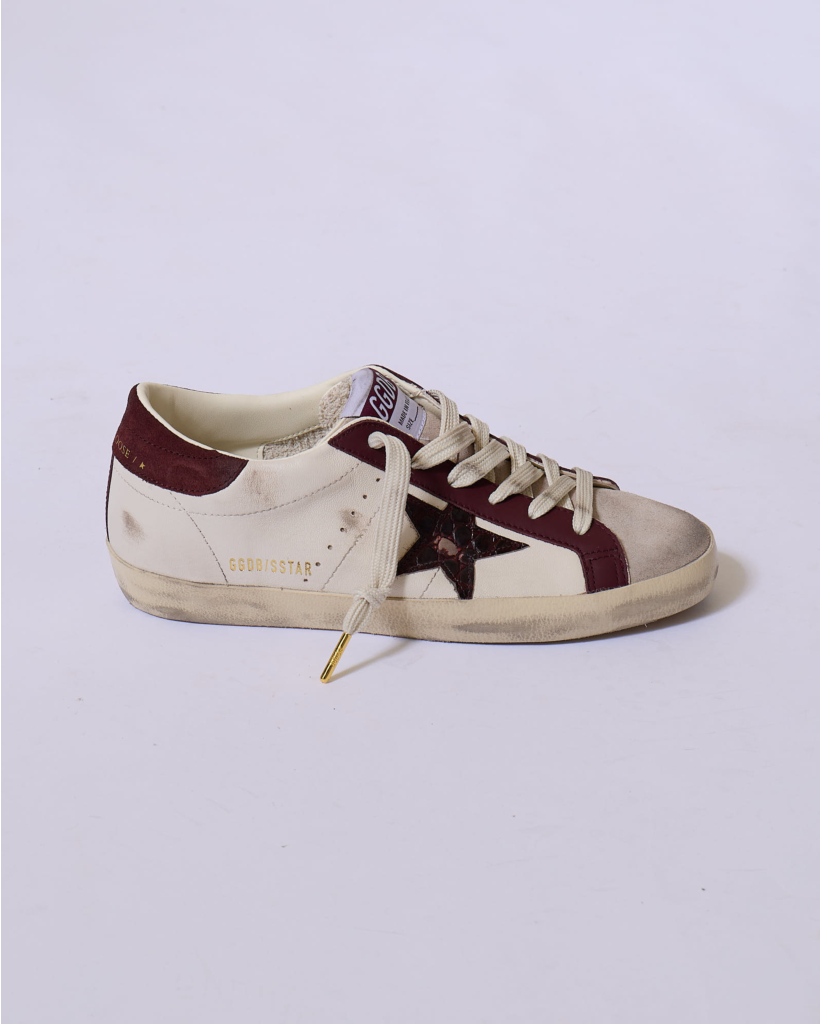 Super Star Sneaker Butter/Beige/Burgundy