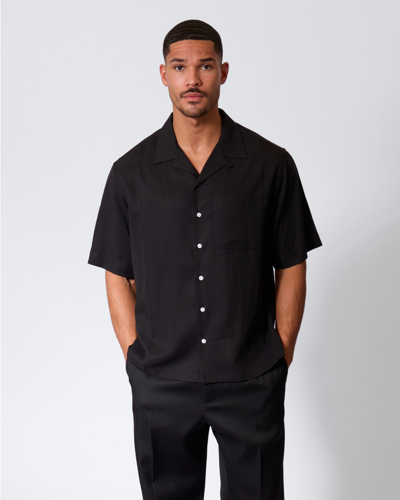 Camp Shirt Vintage Black