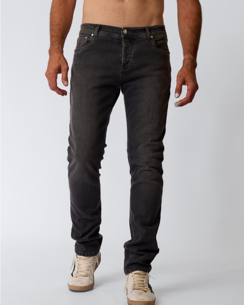 Tokyo 5 Pocket Jeans Denim Grijs