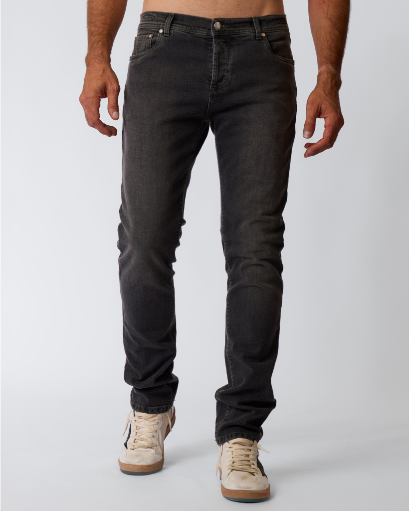 Tokyo 5 Pocket Jeans Denim Grijs