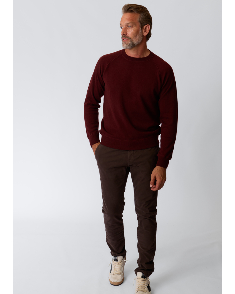 Kasjmier Lange Mouw Knit Bordeaux