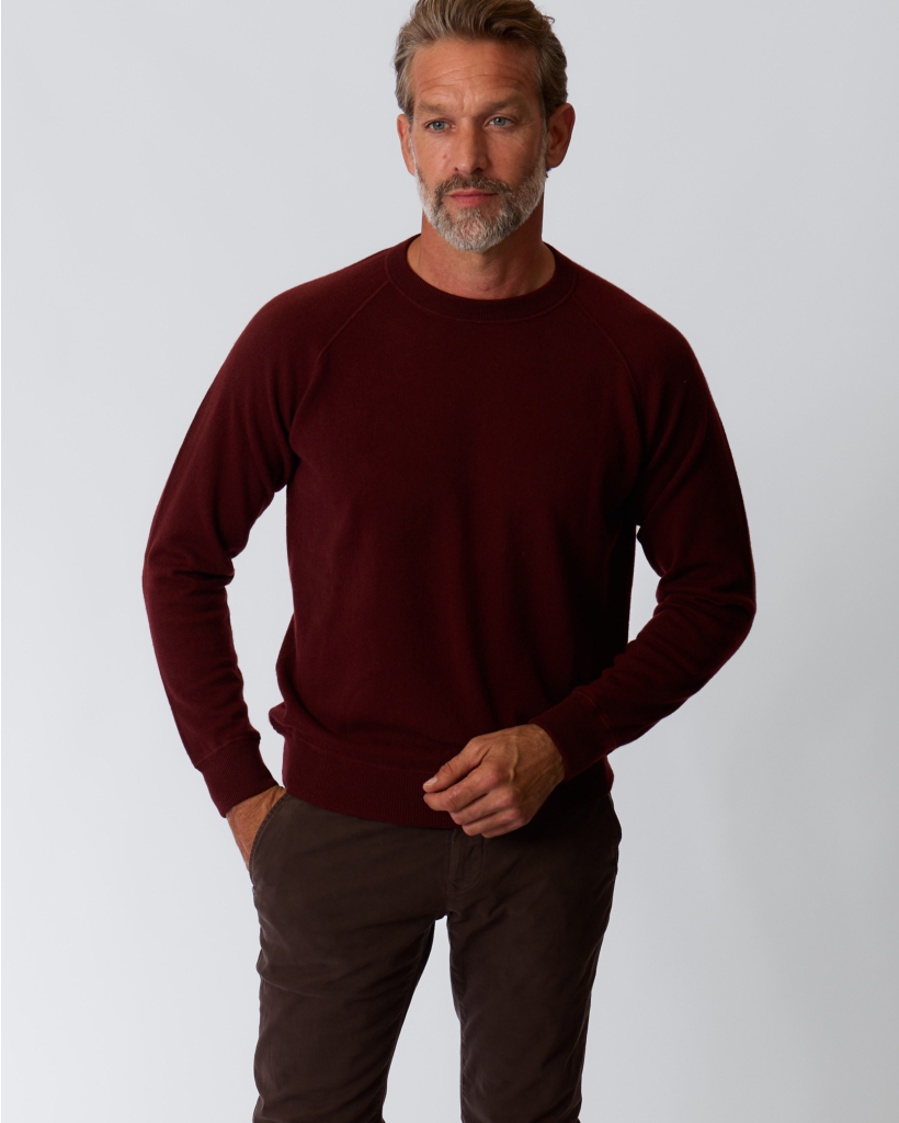 Kasjmier Lange Mouw Knit Bordeaux