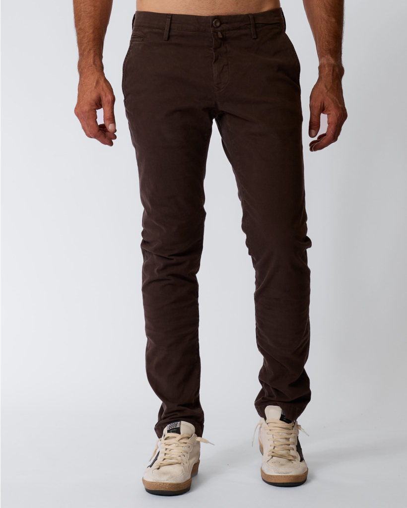 Bobby Slim Fit Chino Marrone