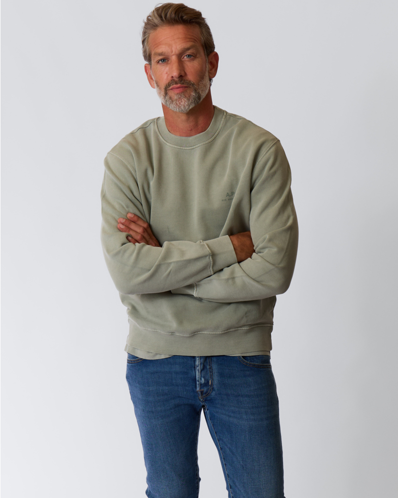 Fernando Sweater Kae Grijs/Groen