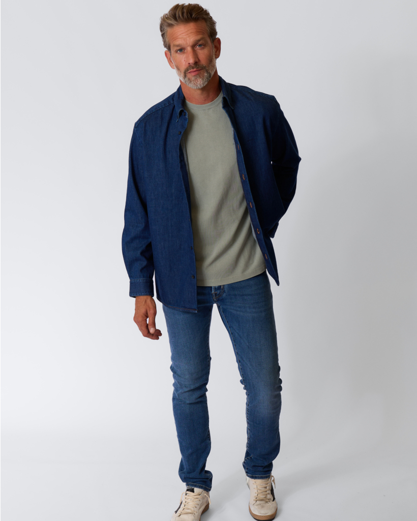 Nick Slim Jeans Blauw