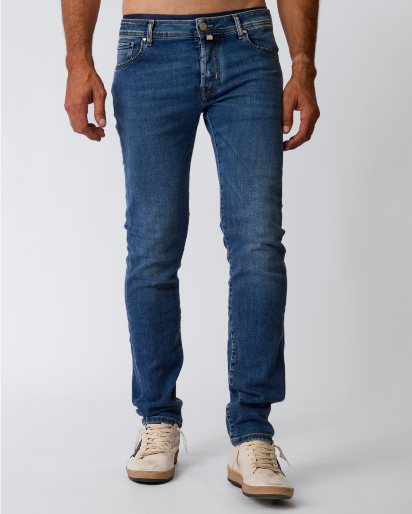Nick Slim Jeans Blauw