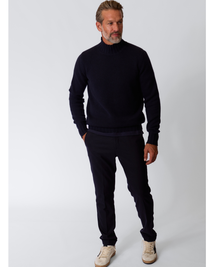 Kasjmier Turtleneck Sweater Navy