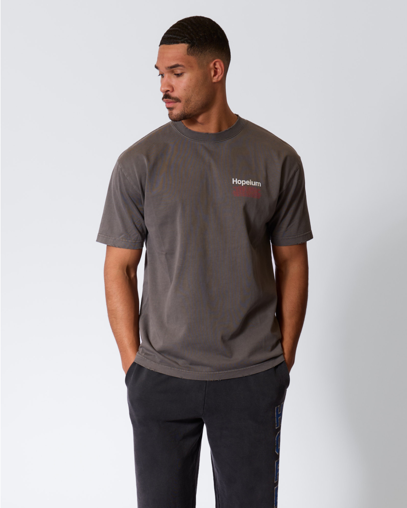 Print T-shirt Grijs