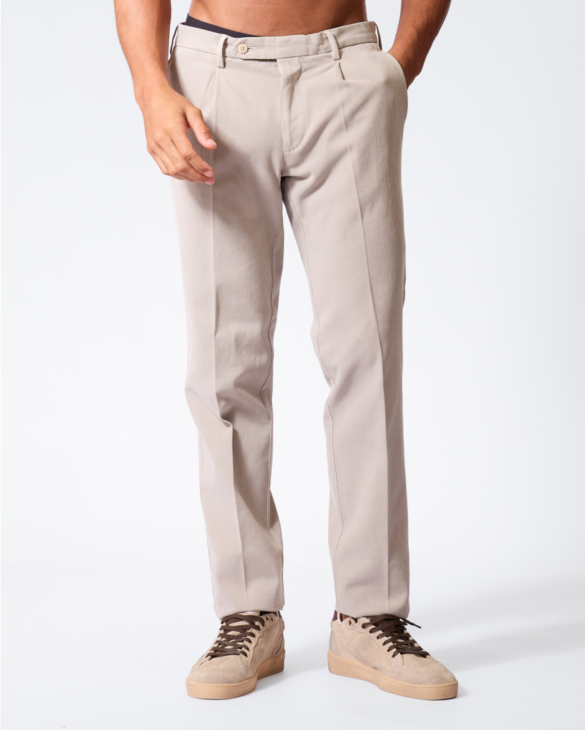 Katoen/Kasjmier Pantalon Beige