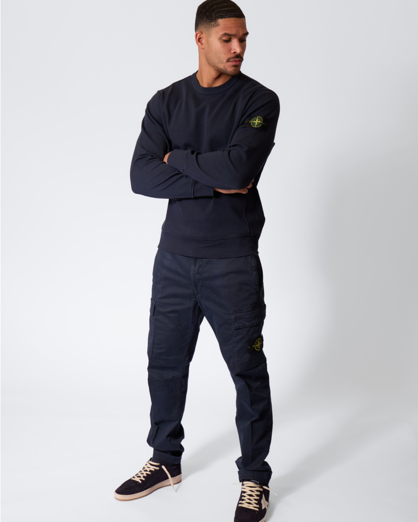 6100017 Rib Crewneck Sweatshirt Marine