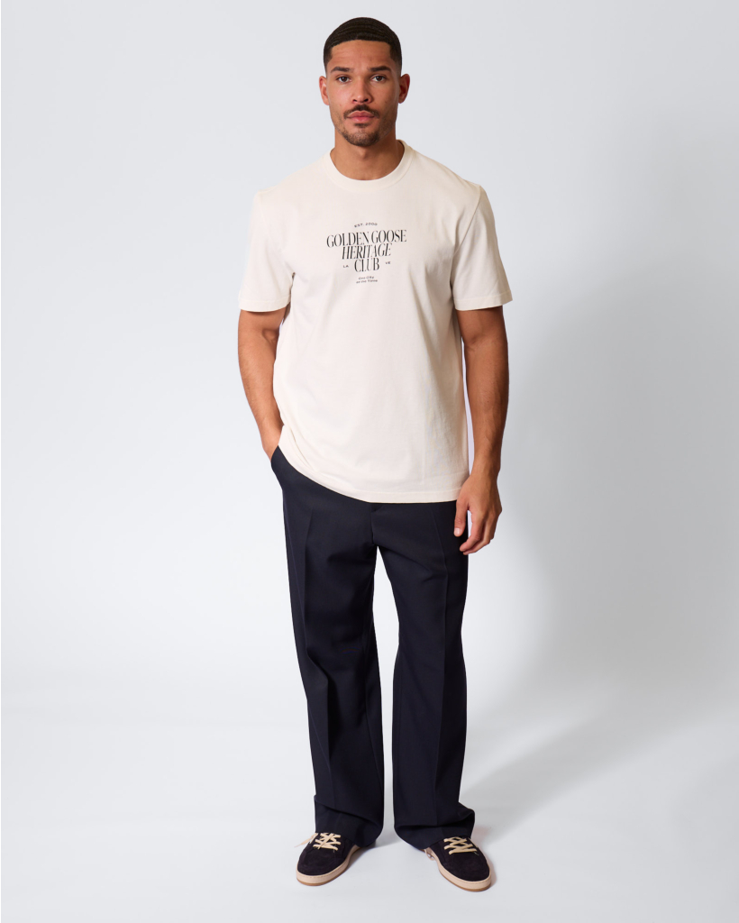 T-shirt met Klassieke Print Heritage White